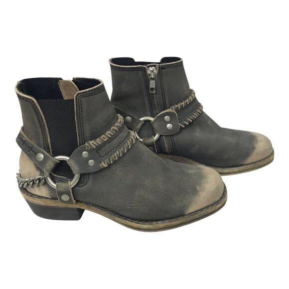 Free People Stony Desert Ankle Boot Womens 6.5 Harness Leather Western Booties - Picture 16 of 16